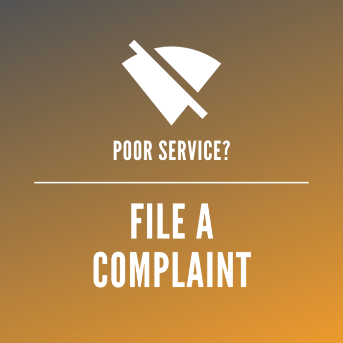 File Complaint – National Telecommunications Regulatory Commission (NTRC)